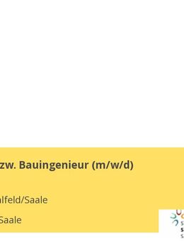 Architekt bzw. Bauingenieur (m/w/d) - Saalfeld (Saale)