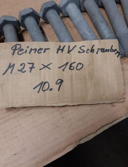 HV Schrauben M27x160 Güte 10.9 - Büdingen