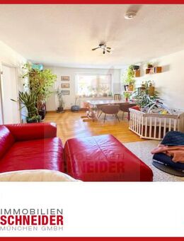 IMMOBILIEN SCHNEIDER - Lehel- traumhaft schöne 2 Zi-Wohnung mit Wohnküche und Holzdielenboden - München