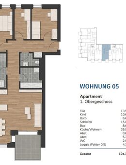 Havencity - Modernes Wohnen am Südstrand WE5 - Steuersparmodell - Wilhelmshaven
