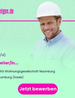 Bauleiter/in (m/w/d) - Naumburg (Saale)