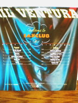 Gil Ventura-Welcome to Sax Club No 1-Vinyl-LP,1977,Super Rar - Linnich