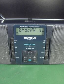 THOMSON RT 581 Radio mit RDS tragbares Stereoradio  schwarz mit Netzteil und Bedienungsanleitung - Oberhaching