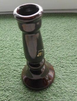 Idee Keramik Leuchter Kerzenhalter Kerzenständer braun dunkelbraun-glänzend Retro Vintage 3,- - Flensburg
