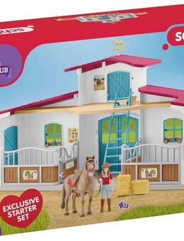 Schleich® Spielwelt HORSE CLUB, Reiterhof Starter Set (72222), (75-tlg)