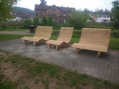 Wellenbank 0,5m breit Sinnesbank, Sonnenliege H... markt.de Kleinanzeige