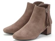 LASCANA Stiefelette Stiefel, Boots mit bequemem Blockabsatz VEGAN
