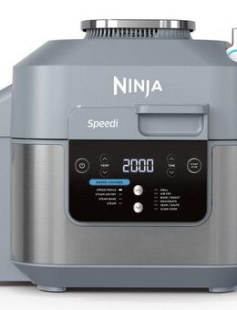 NINJA Heißluftfritteuse Speedi Rapid Cooking System ON400EU 10-in-1, 1760 W, Air Fry, Grill, Backofen, Multikocher
