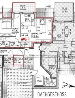 Energieeffiziente 2-Zimmer-Dachgeschosswohnung mit Balkon - Rudersberg