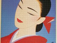3x gelegtes Puzzle 1000 Teile - Japanese - moderne Geisha - Mädchen - 73,5 x 51 - Garbsen