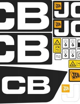 SATZ AUFKLEBER FÜR EINEN JCB Lader 531-70 Baumaschinenn Landwirtschaft Bauarbeiter - Wuppertal