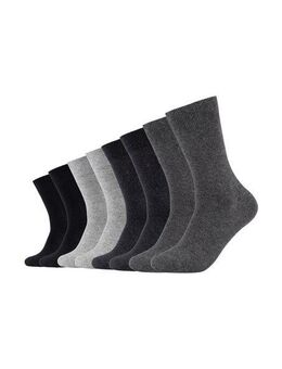 s.Oliver Socken essentials (8-Paar) mit weichem Bund