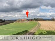 Dreiseithof in einzigartiger, plateauartiger Alleinlage mit herrlichem Weitblick bis in den bayrischen Wald - Roßbach (Bayern)