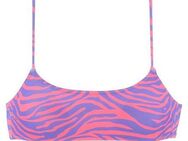 Venice Beach Bustier-Bikini-Top Fjella, in zweifarbiger Animal-Optik