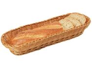 KESPER® Brotkorb Baguette-Korb, Kunststoff (PE), 5er Set, Kunststoff, (Set, 5-tlg), aus Kunststoffgeflecht, bruchfest, hygienisch & lebensmittelgeeignet