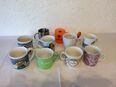 Diverse Kaffee Haferl / Tee Tassen Porzellan in 94474