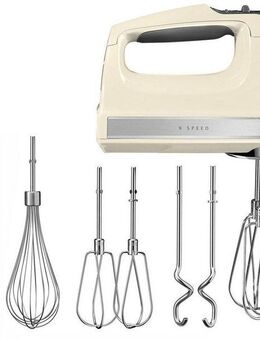 KitchenAid Handmixer 5KHM9212EAC ALMOND CREAM, 85 W, 9 Stufen