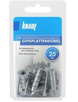 KNAUF Selbstbohrende Metalldübel, Gipskartonschrauben, 10 Stk. - Wuppertal