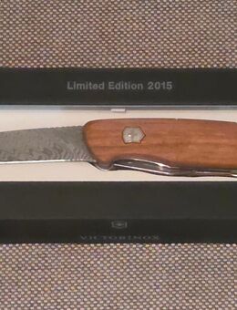Victorinox Damastmesser 0.9551.J1RangerWood Damast Limited 2015 - Neu - Ettenheim