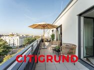 Neuhausen - Stylischer Neubau mit exklusiven Details und großer Südpanorama-Dachterrasse - München
