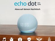 Echo Dot mit Uhr (5. Gen., 2022) Smarter WLAN- und Bluetooth NEU - Berlin Neukölln