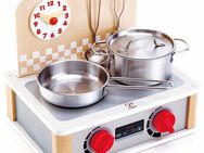 Hape Kinder-Küchenset 2-in-1 Küchen- & Grill-Set, 6-tlg.