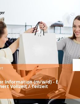 Mitarbeiter Information (m/w/d) - E center Kunert Vollzeit / Teilzeit - Amberg
