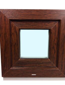 Kunststofffenster,40x40 cm (bxh) Mooreiche Kipp 3-fach Verglasung - Essen