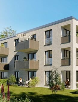 Rohbau fertiggestellt! Barrierefreie 4-Zimmer-Wohnung in Großreuth - Winterstraße, Loggia + Balkon, günstige Heizkosten dank Eisspeicherheizung - Nürnberg