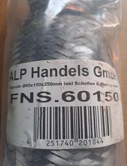 Flexrohr zum verschrauben(neu) Durchmesser innen 60mm. Länge250mm - Buchen (Odenwald)