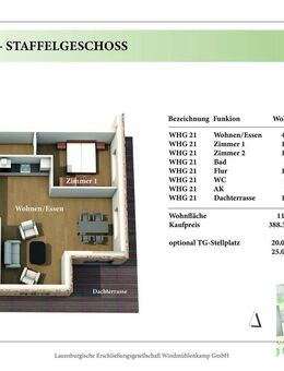 3 Zimmer STG Neubau-Eigentumswohnung 1.21 - Lauenburg (Elbe)