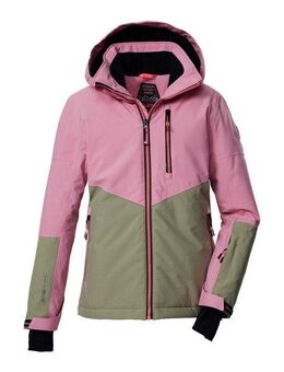 Killtec Skijacke KSW 207 GRLS SKI JCKT Wasserdichte, atmungsaktive Kinderjacke mit reflektierenden Details