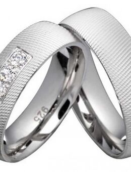 Silberring PS803 mit Zirkoniasteinen – Eleganz pur - Aholming