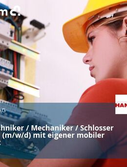 Servicetechniker / Mechaniker / Schlosser / Monteur (m/w/d) mit eigener mobiler Werkstatt - Berlin