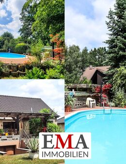 Oase der Ruhe: Gartenparadies mit Pool und Doppelgarage wartet auf Sie - Falkensee