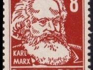 DDR: MiNr. 329 v a X II, 00.00.1953, "Persönlichkeiten aus Politik, Kunst und Wissenschaftt: Karl Marx", geprüft, postfrisch - Brandenburg (Havel)
