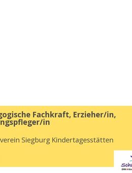 Sozialpädagogische Fachkraft, Erzieher/in, Heilerziehungspfleger/in - Siegburg