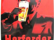 Herforder Brauerei - ......... Pils der goldene Schluck - Blechschild 20 x 30 cm - Doberschütz