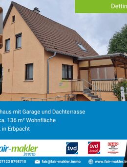 FAIR-MAKLER: Das "viele Zimmer Haus" mit Erbpachtgrundstück - Dettingen (Erms)