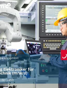 Ausbildung Elektroniker für Betriebstechnik (m/w/d) - Limburg (Lahn)