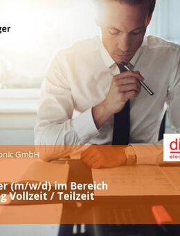 Mitarbeiter (m/w/d) im Bereich Controlling Vollzeit / Teilzeit - Cölbe