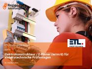 Elektrokonstrukteur / E-Planer (w/m/d) für elektrotechnische Prüfanlagen - Heilbronn