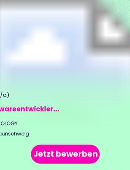 Softwareentwickler (m/w/d) - Braunschweig