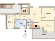 Moderne 2-Zimmerwohnung mit Balkon und Aufzug - Fröndenberg (Ruhr)