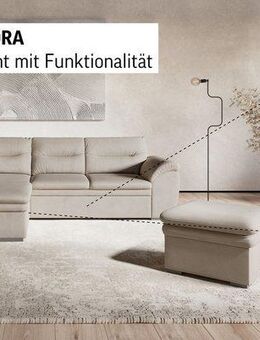 COTTA Ecksofa Leandra L-Form, wahlweise mit Bettfunktion & Bettkasten