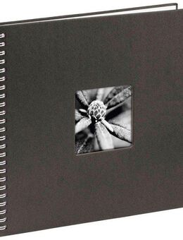 Hama Fotoalbum Hama Spiral-Album "Fine Art", 36x32 cm, 50 weiße Seiten, Schwarz