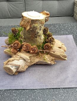 Adventsgesteck, Weihnachtsdeko, Advent Naturdeko, Unikat - Wilster