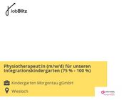 Physiotherapeut:in (m/w/d) für unseren Integrationskindergarten (75 % - 100 %) - Wiesloch