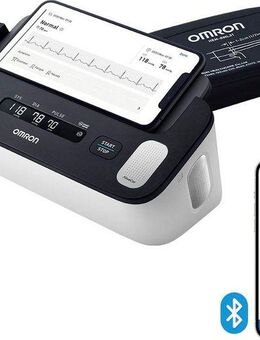Omron Blutdruckmessgerät Complete smartes Blutdruck- & EKG-Messgerät, JETZT mit 1 Jahr OMRON connect Premium Abonnement GRATIS