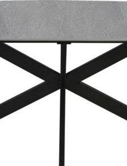 byLIVING Esstisch Oval, in Bootsform, Tischplatte in Naturstein-Optik grau, Breite 200 cm